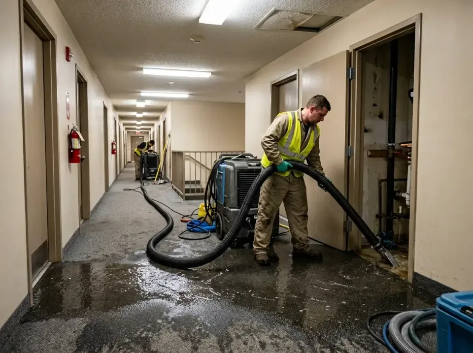 multi-unit-apartment-hallway-f-005 — frequently asked questions, Emergency Burst Pipe Water Extraction & Removal in Woodlyn,…